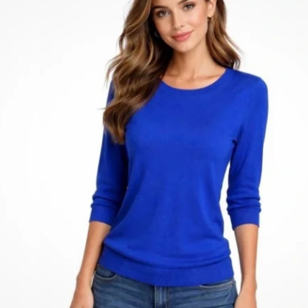 NWT Womens JCrew Merino Wool Crewneck Sweater Sz Small MSRP $90